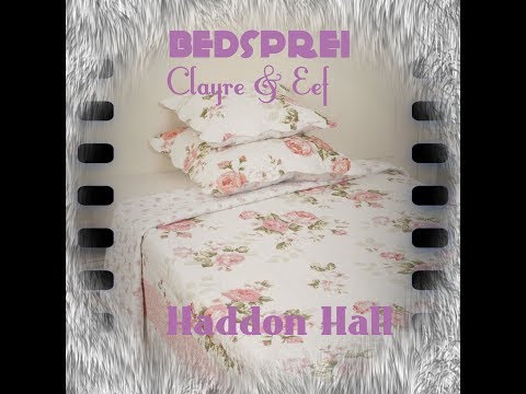 Q126 Bedsprei Clayre & Eef Pink - Haddon Hall