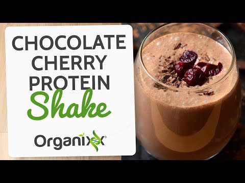 Dark Chocolate Cherry Protein Smoothie Recipe | Organixx Recipe