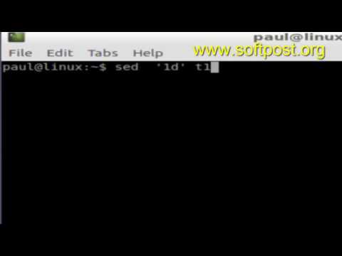 Difference between sed and awk in Mac OSX Terminal