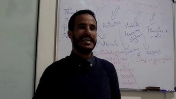 TESOL course: Classroom Management: (part 1) Introduction إدارة الفصول الدراسية