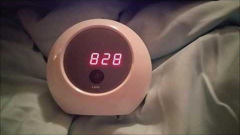 Alarm clock with Hidden Camera & Motion Sensor Recording