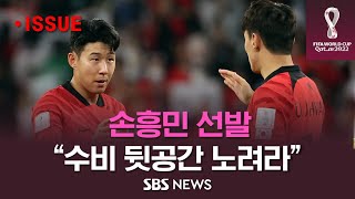 손흥민, 월드컵 우루과이전 선발 출격…최전방엔 황의조 (이슈라이브) / SBS