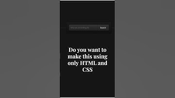 CSS Glow Effects Tutorial: Build This Animated Search Bar from Scratch