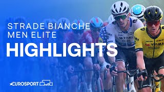 Thumbnail for Strade Bianche Men Elite 2024 Race Highlights | Eurosport Cycling