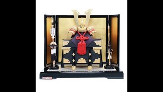 八女人形会館　五月人形兜13号平飾り　6F21-NK-228T