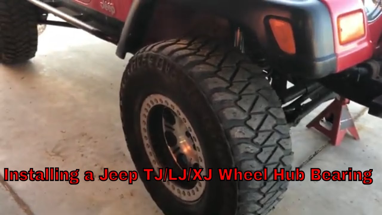 Installing a Jeep TJ LJ XJ Wheel Hub Bearing YouTube