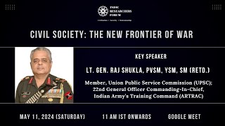 Use of AI by India's adversaries to disrupt the society | Lt Gen Raj Shukla, Member, UPSC