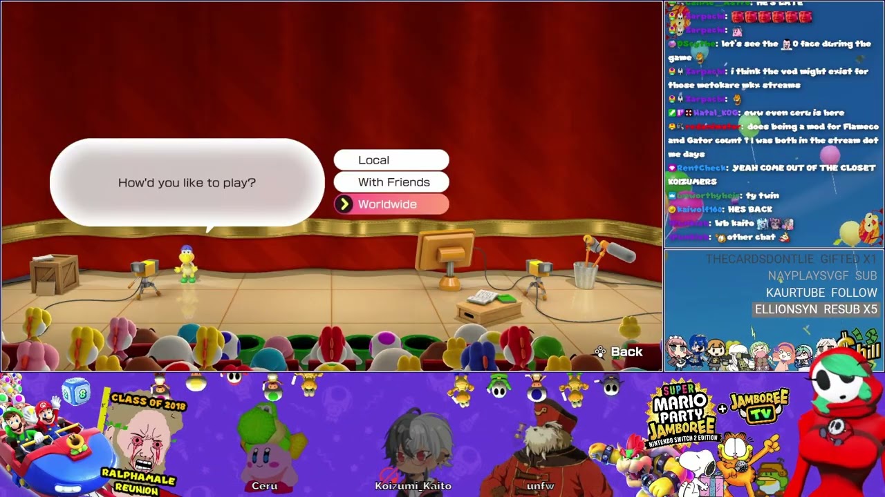 🥳A Very Special Class of 2018 Ralphamale Reunion🎲Super Mario Party Jamboree | 1/21/26