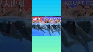 Stunning Underwear Dance Moments Artistic Swimming