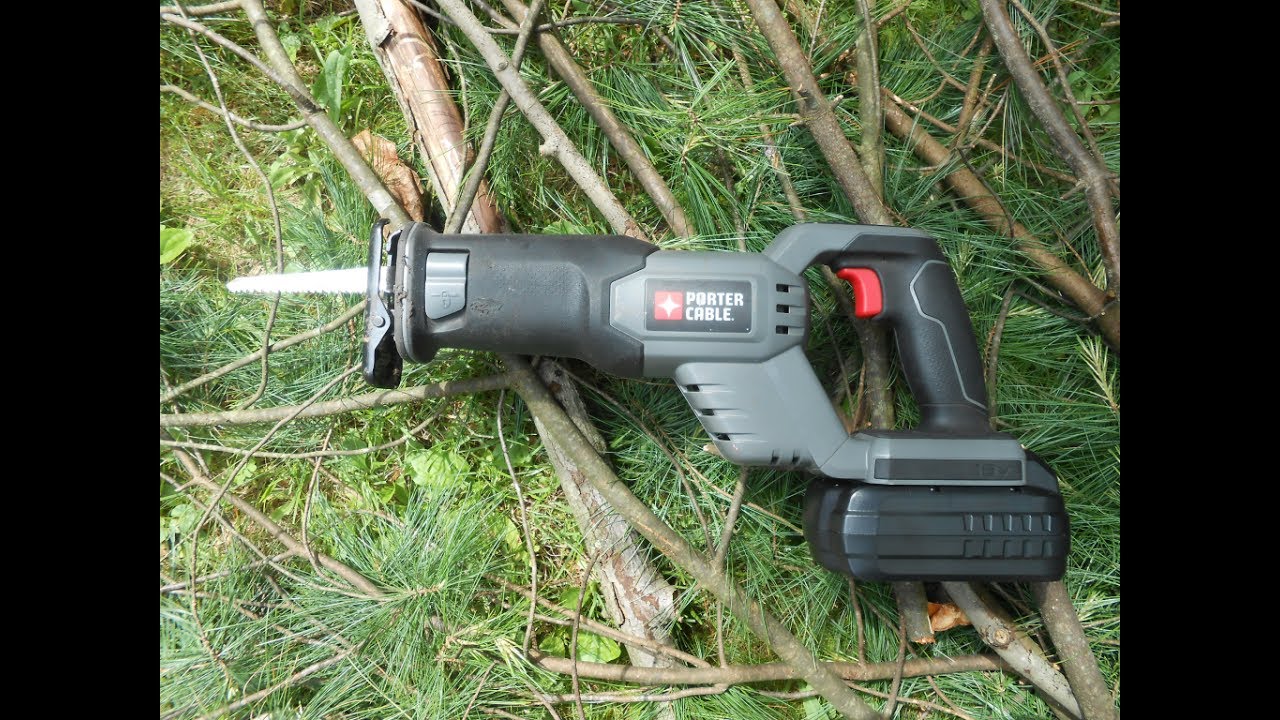 PORTER CABLE PC1800RS 18V RECIPROCATING SAWZALL YouTube