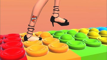 Tippy Toe 3D 👸👑 🌈 MAX LEVELS All Levels Gameplay Walkthrough Android, iOS NEW UPDATE!!