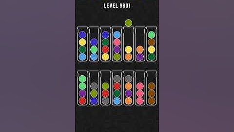 Ball Sort Puzzle Level 9601