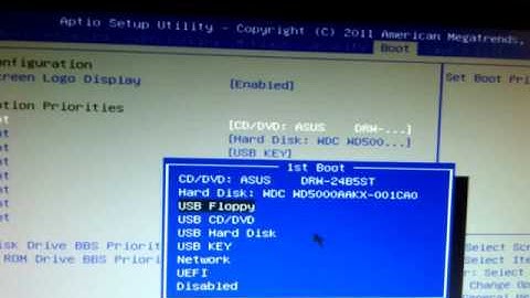 How to set your BIOS to boot from CD or DVD