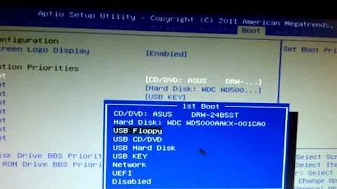 How to set your BIOS to boot from CD or DVD