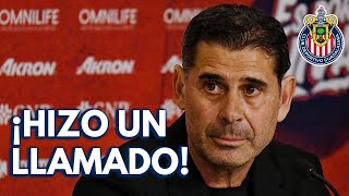 FERNANDO HIERRO HACE UN LLAMADO | CHIVAS