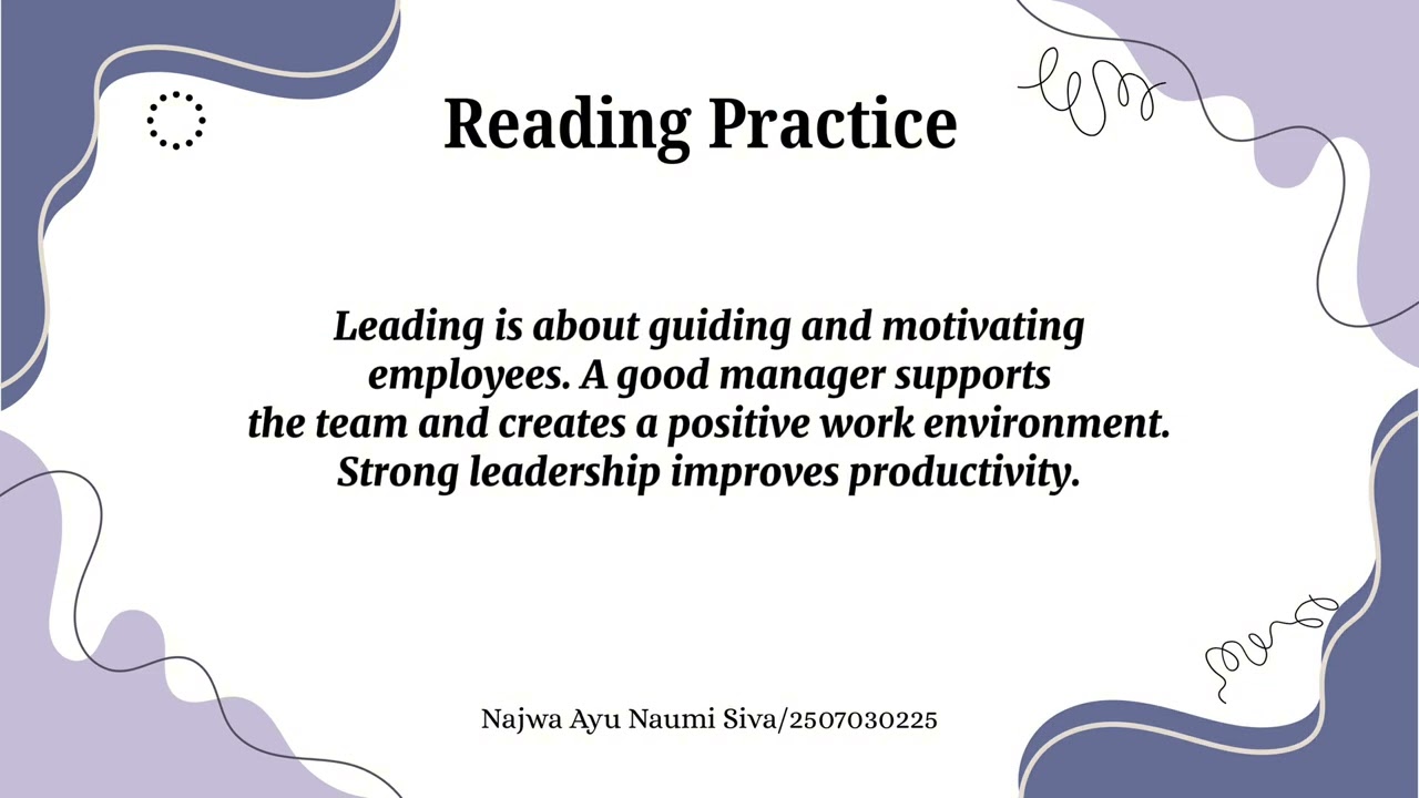 Reading Practices