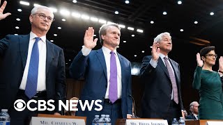 Top Wall Street CEOs testify before Senate Banking Committee | full video
