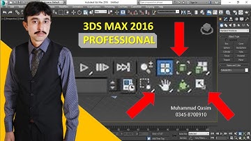 3DS MAX 2016 Navigation and Viewports Control in Hindi/Pan/zoom/orbit detail in hindi