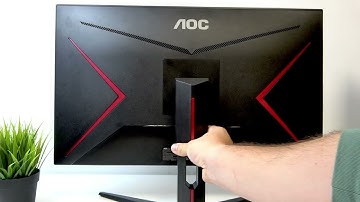 AOC C27G2ZE/BK – How to Assemble and Disassemble Monitor Stand