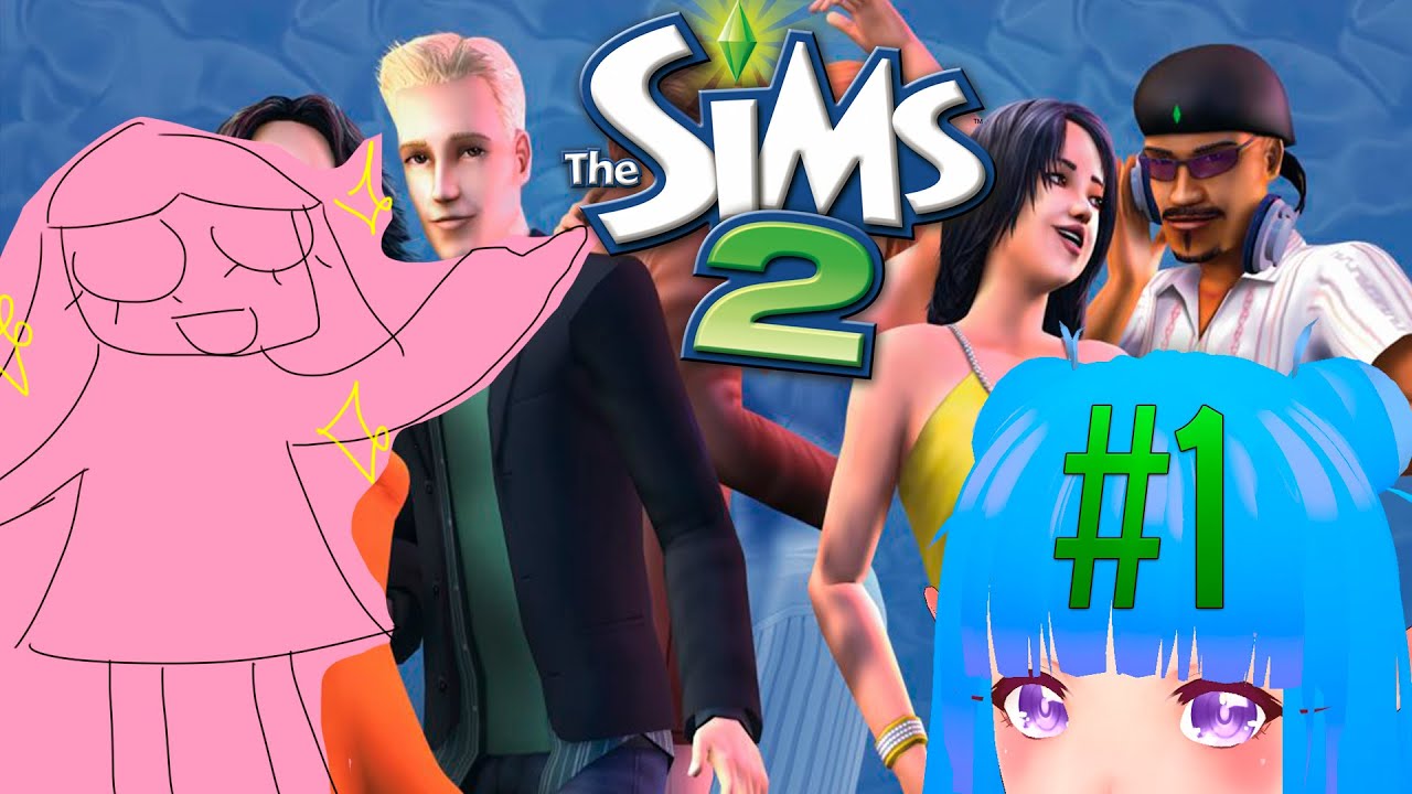 Vsims2 y dibujitos feos 😏- Sims 2 Gameplay
