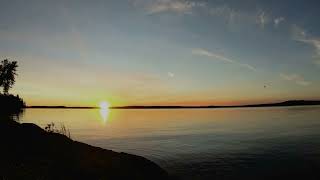 Sunset Timelapse September 3 2022 Pakwash Lake Camp
