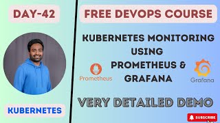 DAY-42 | KUBERNETES MONITORING USING PROMETHEUS & GRAFANA |LIVE DEMO |STEPS IN GITHUB | #kubernetes screenshot 3