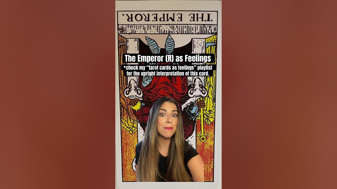 Tarot Cards as Feelings The Emperor REVERSED shorts tarotcardmeaning howdotheyfeel tarot