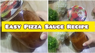 How To Make Pizza Sauce ll Low Budget Pizza Sauce ll Rich Sauce