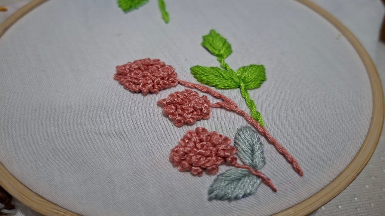 Elegant hand emroidery design.