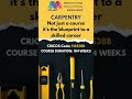 🔨 Build Your Future with Carpentry