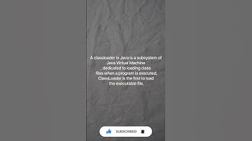 Java Interview question 1| class loader #software #javatutorial #javaprogramming