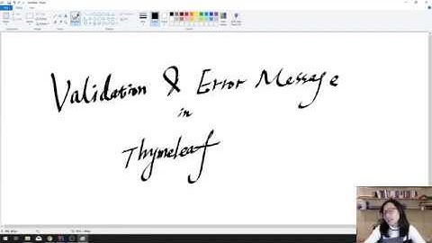 Data Binding With Thymeleaf: Validation & Error Message - Part 2