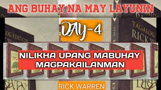 THE PURPOSE DRIVEN LIFE | Rick Warren | Day 4 [TAGALOG EDITION]