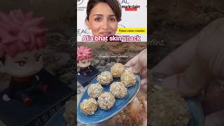 Alia bhat skin ✨️ snack recipes 😋 #shorts #healthsnack #skincaretips #fatma