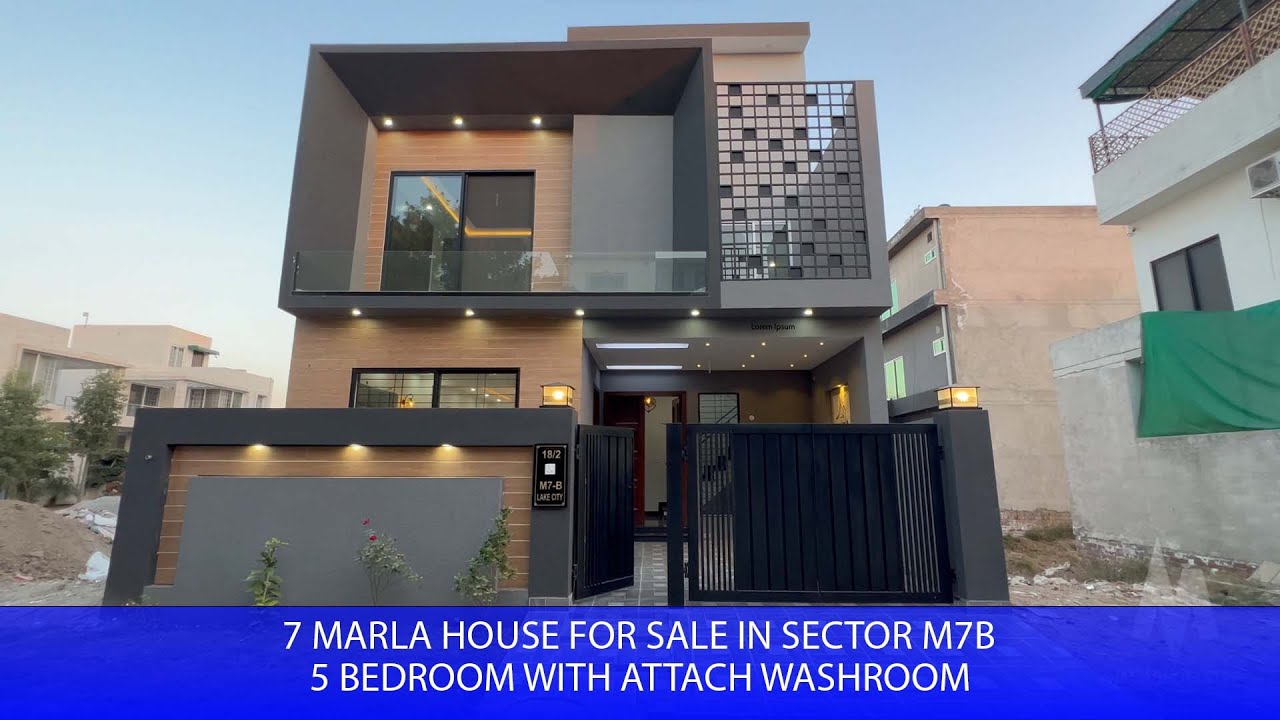 7 Marla Modern House For Sale Located In sector M7B Lake City Lahore ...