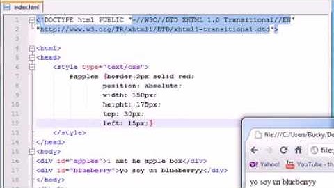XHTML and CSS Tutorial   36   Absolute Positioning