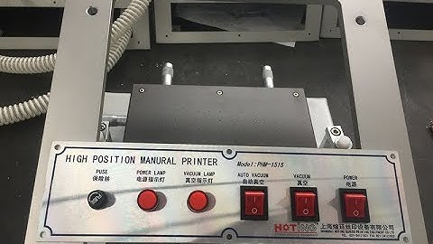 High precision small size screen printing machine for precision electric parts research & printing