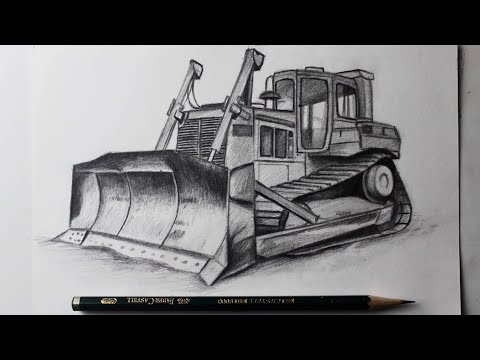 Como desenhar um Trator John Deere 7200J - PASSO A PASSO - narrado 