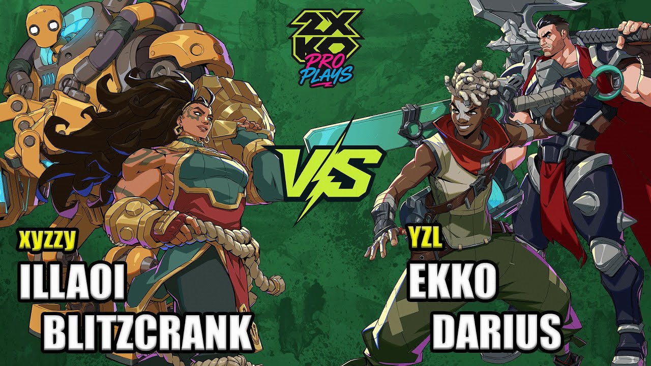 2XKO | Illaoi/Blitzcrank (xyzzy) VS Ekko/Darius (YZL) | Pro Plays