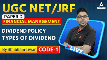 UGC NET 2023 | UGC Net Paper "Divident Policy | Financial Management Paper 2