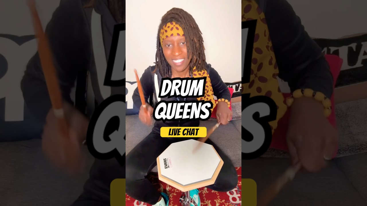 DRUM QUEENS | LIVE CHAT | Drum Rudiments | Pregnant Drummer