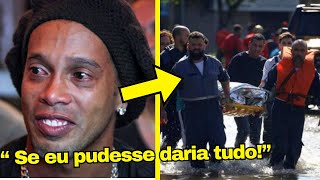 TRISTE! O DESABAFO DE RONALDINHO SOBRE A TRAGEDIA DO RIO GRANDE DO SUL E AS DOAÇÕES DE NEYMAR!