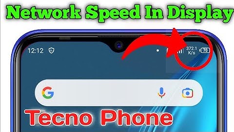 How to show internet speed in status bar | Tecno phone internet speed meeter set kaise kare