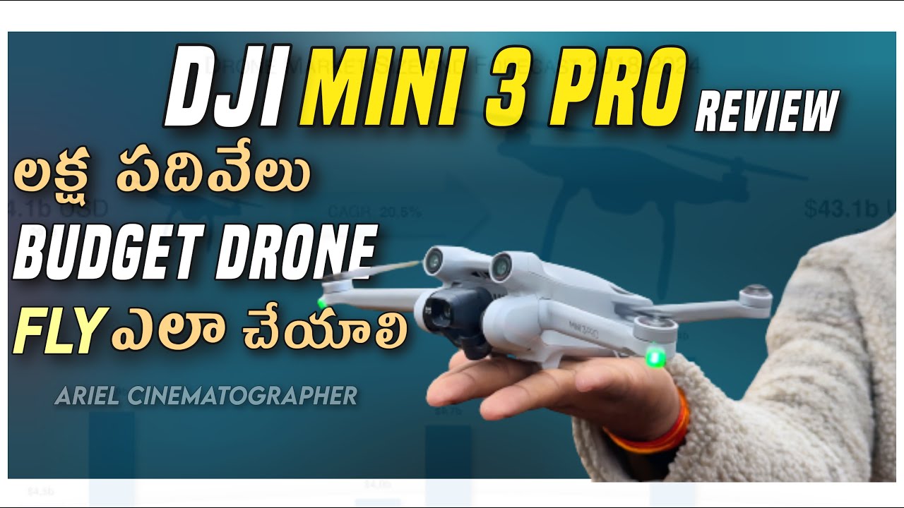 DJI Mini 3 pro Beginners Guide | How to fly DRONE | in Telugu - YouTube