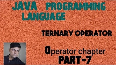 Ternary operator in JAVA || PART-19|| JAVA  #ternary #operator #javaprogramming #datatype