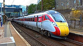 Trains at Edinburgh Haymarket - 27/09/25