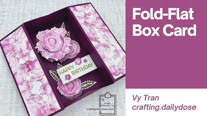 Stampin Up Artistically Inked | Fold-Flat Box Card...