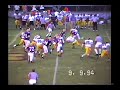 Broughton Capitals 1994-95 Football vs Chapel Hill, Millbrook, and 1st quarters vs Enloe