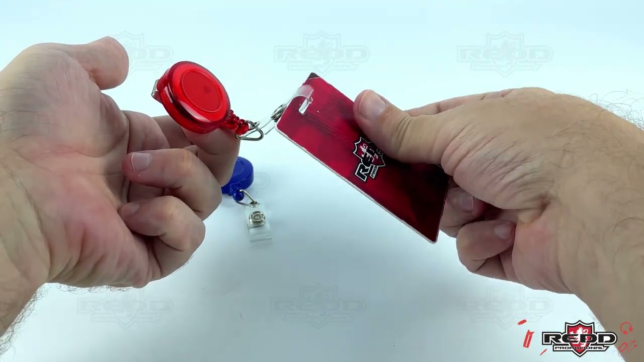 Porta Crachá Retrátil Personalizada - CR01