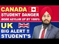 CANADA STUDENT DANGER MODE ASYLUM UP BY 1500% &amp; UK BIG ALERT!! STUDENT&#39;S | Broadway Immigration